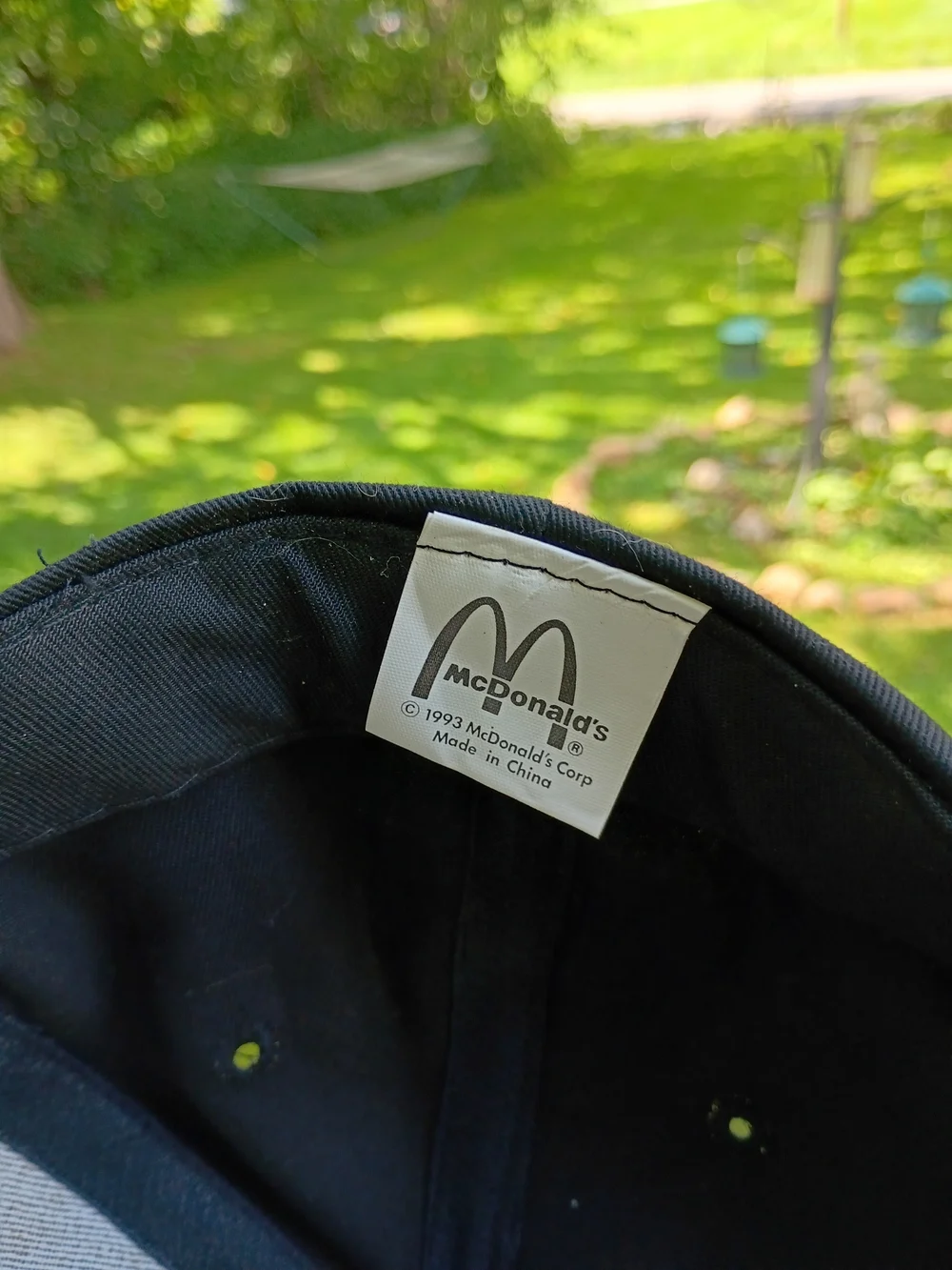 Vintage 1993 McDonalds Nothing But Net Basketball Snapback Hat 90s Aqua Promo